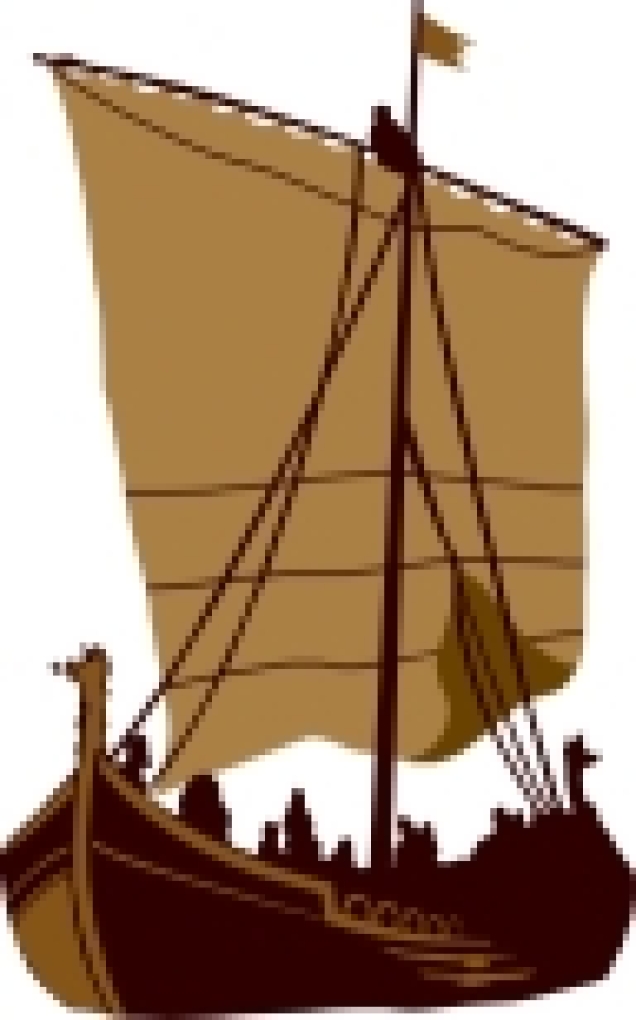 very small viking ship